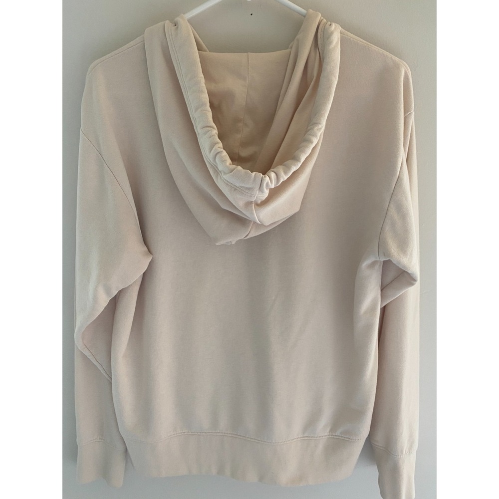 Banana Republic Hoodie Womens Small Beige Full Zip Lounge Minimalist Soft - Picture 11 of 11